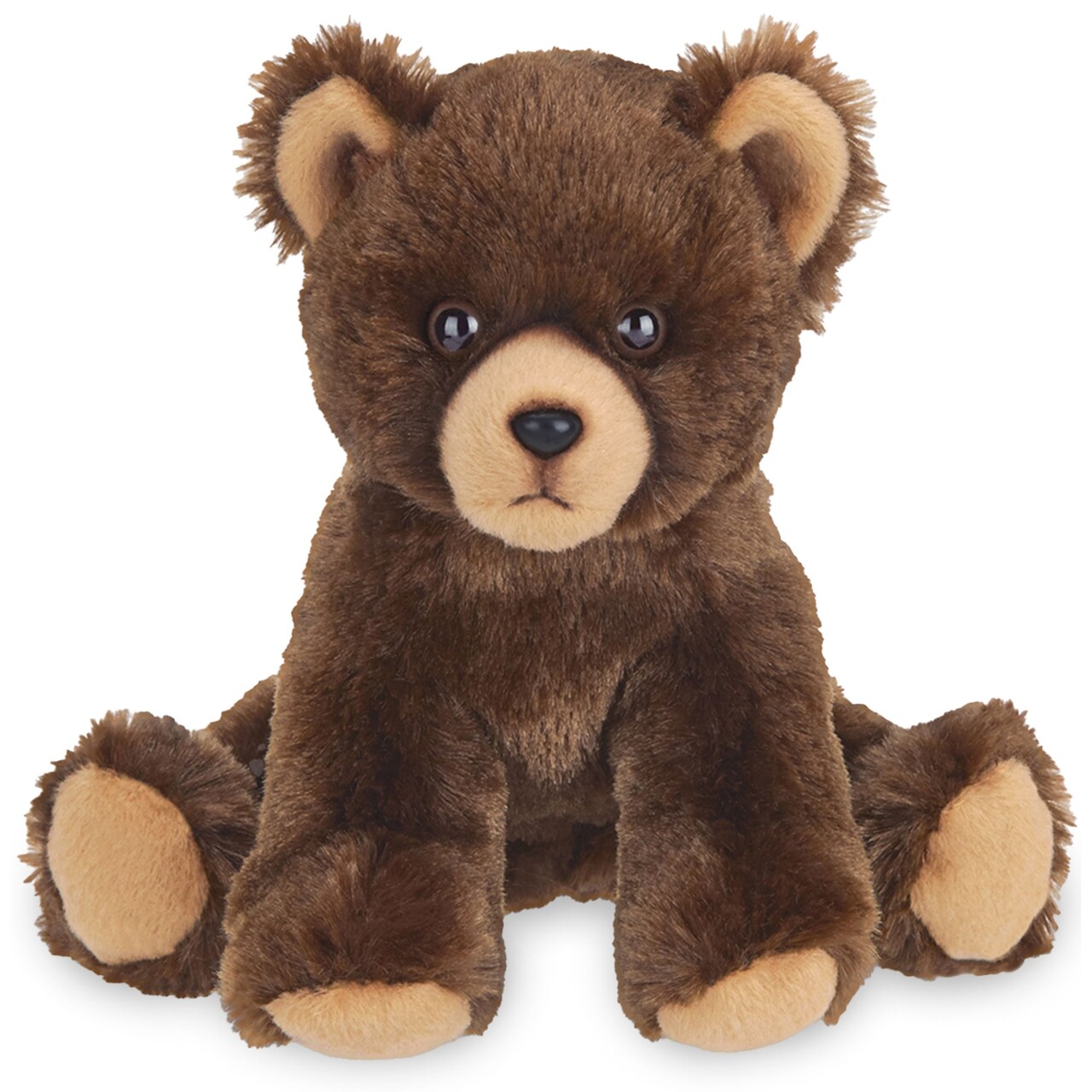 Bearington Lil' Grizby Grizzly Bear Stuffed Animal - 7" Realistic Soft Brown Teddy Bears Plush Toys - Lifelike Small Stuffed Animal Bear Plushies Gift for Babies and Kids on Birthdays and Holidays